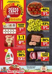1. strana letáka Biedronka