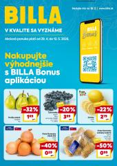 1. strana letáka Billa
