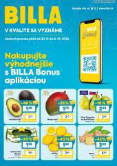 1. strana letáka Billa