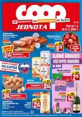 1. strana letáka COOP Jednota
