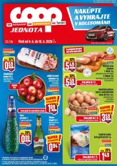 COOP Jednota leták - 4. 6. - 10. 6. 2026, 1.strana