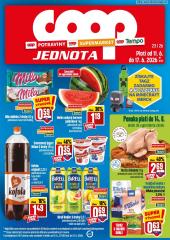 1. strana letáka COOP Jednota