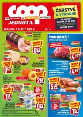 1. strana letáka COOP Jednota