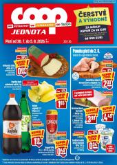 1. strana letáka COOP Jednota