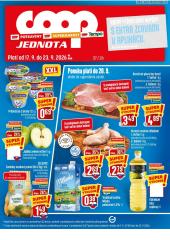 1. strana letáka COOP Jednota