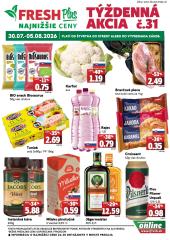 FRESH plus leták - 30. 7. - 5. 8. 2026, 1.strana