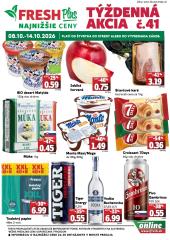FRESH leták – 8. 10. - 14. 10. 2026, 1. strana
