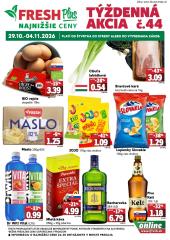 FRESH leták – 29. 10. - 4. 11. 2026, 1. strana