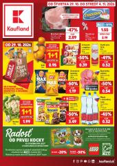 Kaufland leták – 29. 10. - 1. 11. 2026, 1. strana