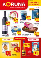 1. strana letáka KORUNA
