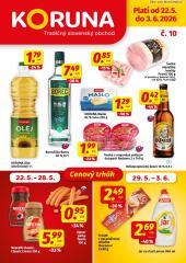 1. strana letáka KORUNA