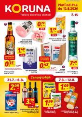 1. strana letáka KORUNA