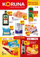 1. strana letáka KORUNA