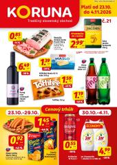 1. strana letáka KORUNA