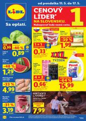 1. strana letáka Lidl
