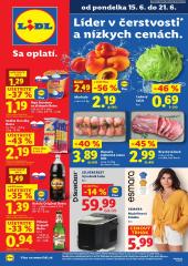 Lidl leták - 15. 6. - 21. 6. 2026, 1.strana