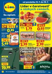 1. strana letáka Lidl