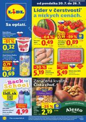 1. strana letáka Lidl