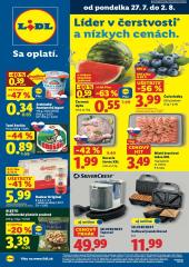 Lidl leták - 27. 7. - 2. 8. 2026, 1.strana