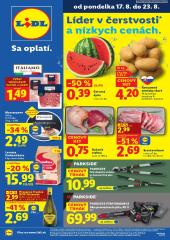 1. strana letáka Lidl