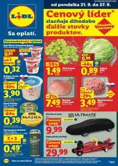 1. strana letáka Lidl