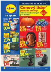 1. strana letáka Lidl