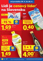 12. strana letáka Lidl