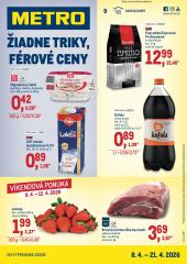 METRO leták - 8. 4. - 21. 4. 2026, 1.strana