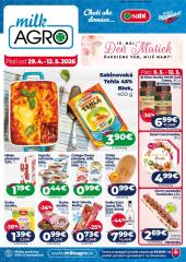 1. strana letáka Milk-Agro