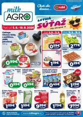 1. strana letáka Milk-Agro