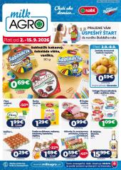 1. strana letáka Milk-Agro