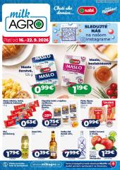 1. strana letáka Milk-Agro