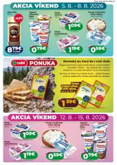 Milk-Agro leták - 5. 8. - 18. 8. 2026, 3.strana