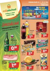 1. strana letáka Môj obchod