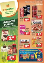 Môj obchod leták – 25. 9. - 8. 10. 2026, 1. strana