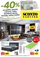 1. strana letáka Sconto nábytok