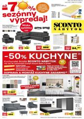 Sconto nábytok leták - 20. 5. - 16. 6. 2026, 1.strana