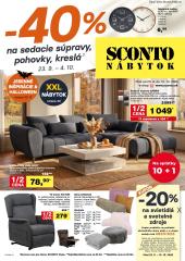 1. strana letáka Sconto nábytok