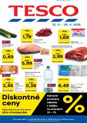 Tesco leták - 22. 4. - 28. 4. 2026, 1.strana