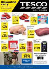 1. strana letáka Tesco