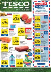 1. strana letáka Tesco