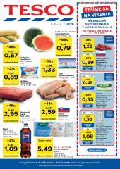 1. strana letáka Tesco