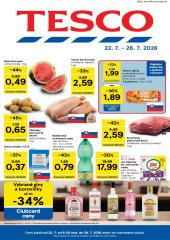 1. strana letáka Tesco