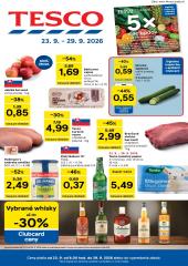 Tesco leták – 23. 9. - 29. 9. 2026, 1. strana