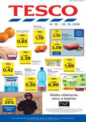1. strana letáka Tesco