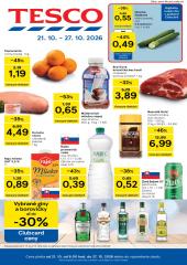 1. strana letáka Tesco
