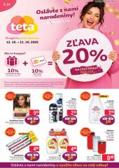 TETA Drogerie leták – 12. 10. - 21. 10. 2026, 1. strana