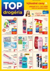 1. strana letáka TOP Drogéria