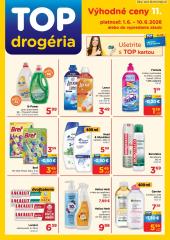 1. strana letáka TOP Drogéria