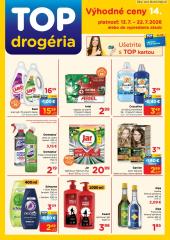 1. strana letáka TOP Drogéria
